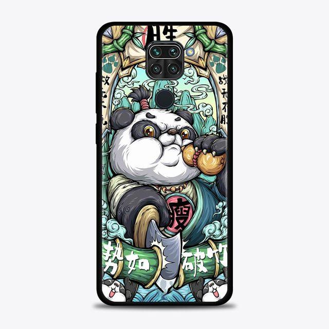 Case For Xiaomi Redmi Note 11 10 9 8 7 Pro Max 9t 8t 9s Cover For Redmi 10 9 8 9c 9a 8a 7a Funny Animal Panda Tiger Art