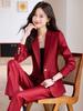 Autumn 2025 High-End Women's Suit Jacket - Elegant Goddess Style Professional Formal Wear Set