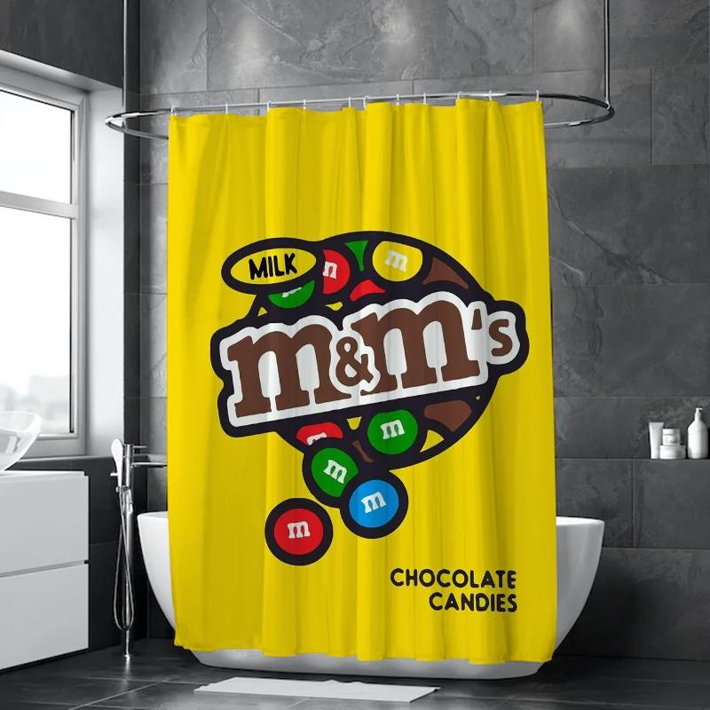 Happy Adults Toys M&M's Curtains For Bedrooms Bath Curtain Shower Folding Partition Bathroom Accessories Sets Luxury Houses Rooms Quarto The Home