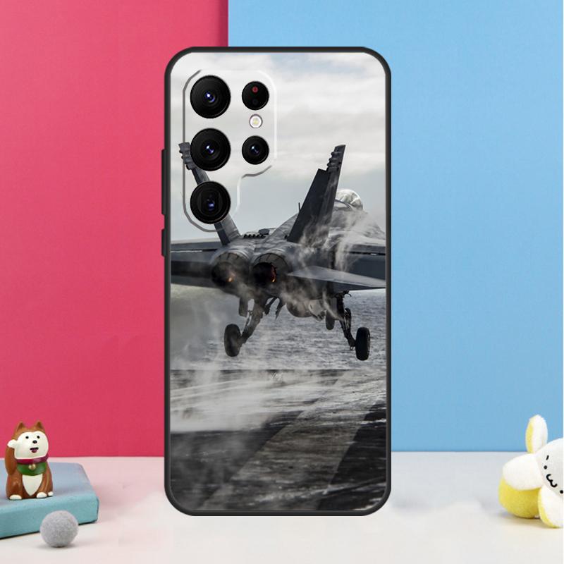 Fighting Plane Aircraft Case For Samsung Galaxy S23 S24 Ultra S20 S21 FE Note 10 20 Ultra S8 S9 S10 S22 Plus Cover