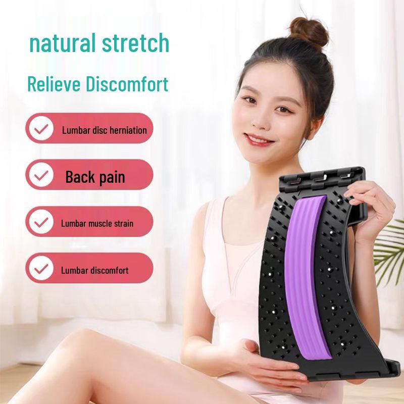 Lumbar Relief & Spine Support Massage Board for Home Stretching & Relaxation