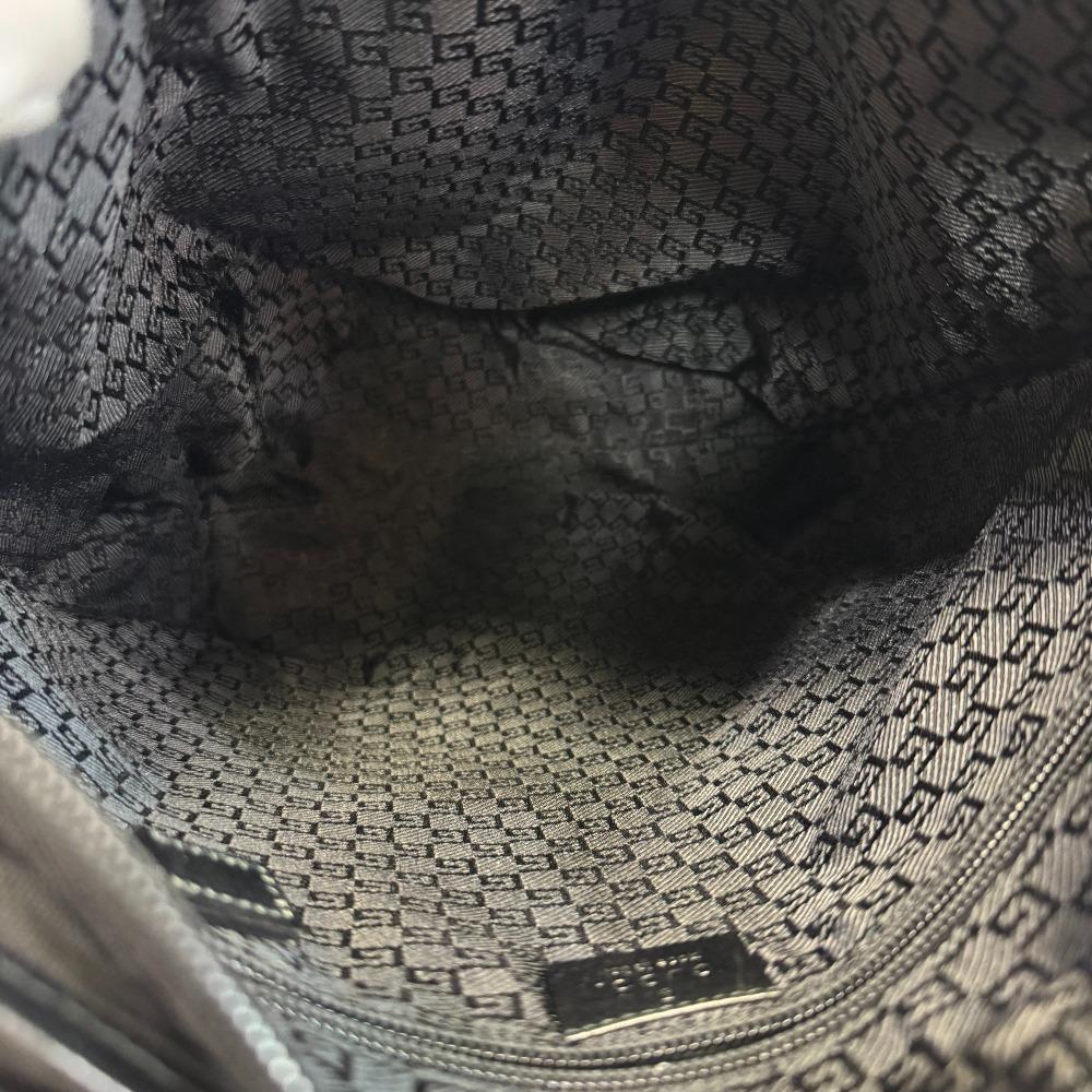 GUCCI 373 business Nylon Tote Bag black Nylon Used