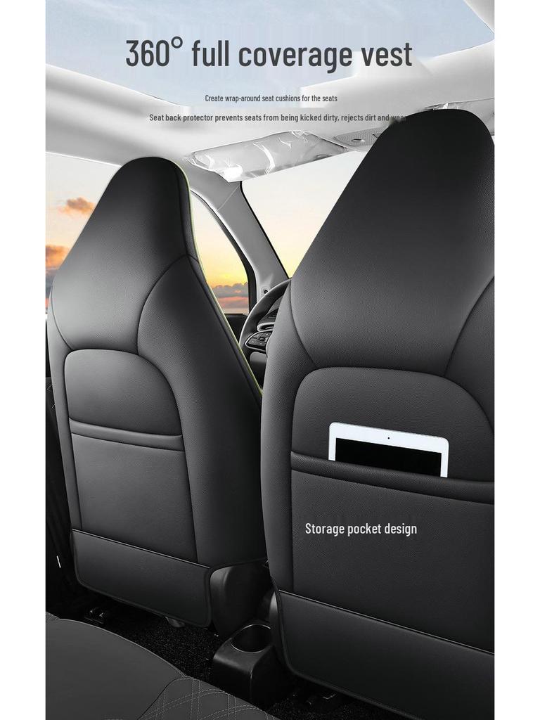 Leapmotor T03 Cartoon Seat Covers - Full Coverage, 22 Models, All-Season Universal Fit.