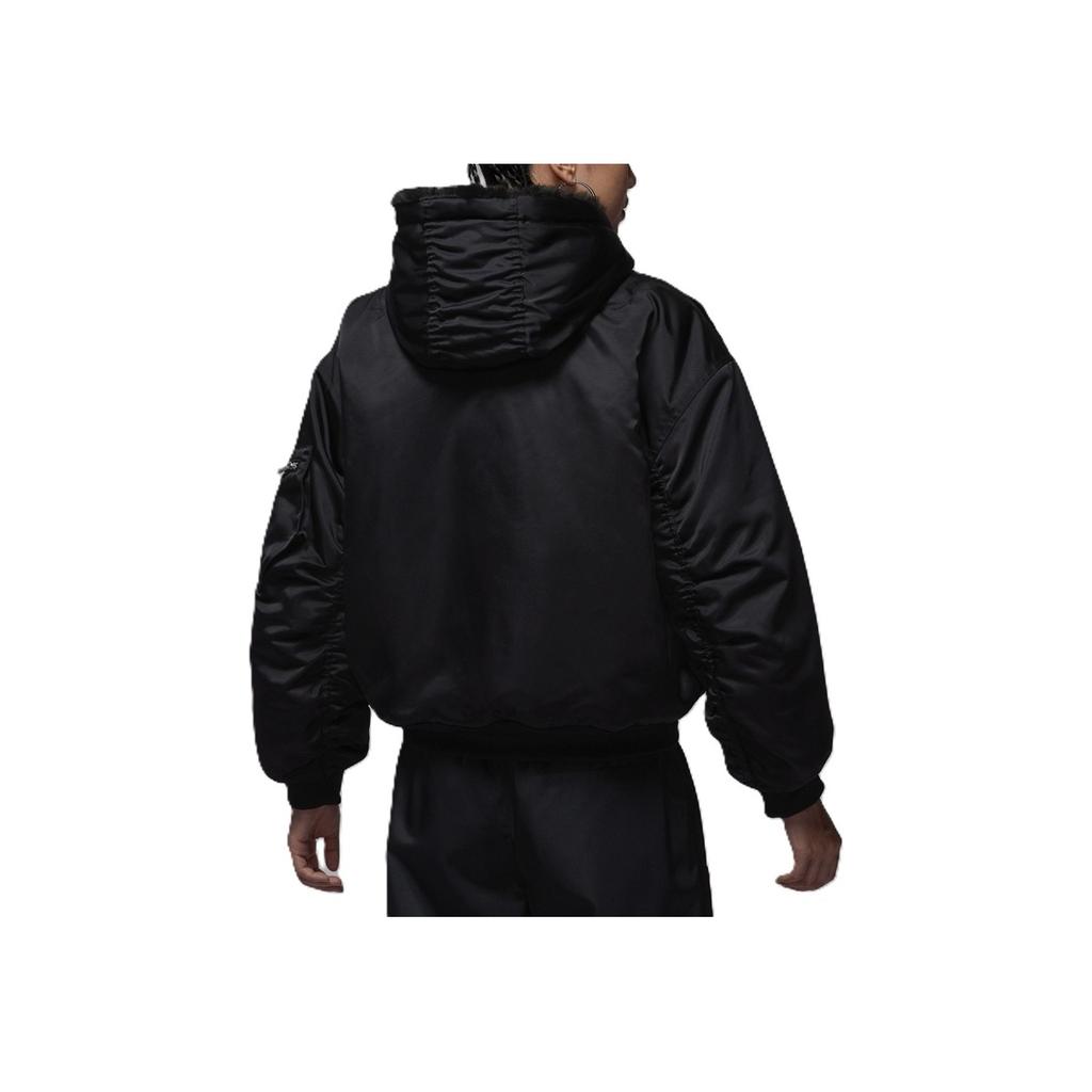 Jordan Therma-FIT Wendbare Kapuzen-Zip-Up Lockere Warme Kunstfelljacke Damenjacken HV0358-010