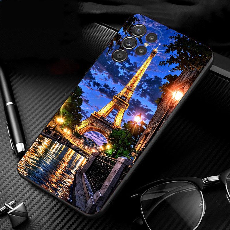 Eiffel Tower Phone Case For Samsung Galaxy S25 S24 S23 S22 S21 Ultra S24 S23 S22 S21 S25 Plus S24 S25 FE