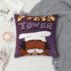 Pizza Tower Game Lover Pillowcases Accessories Printing Cushion Cover Throw Pillow Cover Seater Decorations Square Multi Size