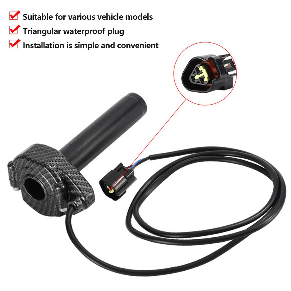 Electronic Motorcycle Throttle Grip with Hall Sensor for Sur Ron Light Bee Acceleration Handle for Light Off-road E-bike Part