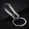 Men Stainless Steel Horseshoe Buckle Climbing Keychain Anti-Lost Buckle Hanging  Key Ring Car Decoration Gift