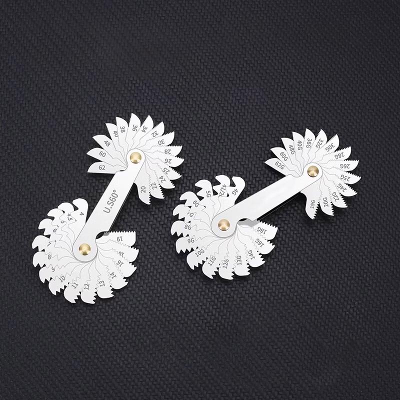 Lukun 58-Piece Metric Imperial American Thread Pitch Gauge Set
