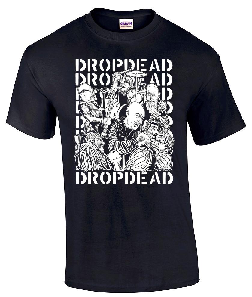 DROPDEAD TShirt By Brian Walsby Limited to 300 Punk Grindcore Vegan Rare Unisex T-Shirt XL