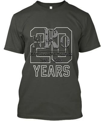 NRO Anniversary 100% Cotton T-shirt Mens Tees Top Made In the USA T-Shirt Tee Top Unisex