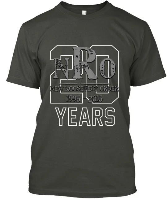 

NRO Anniversary 100% Cotton T-shirt Mens Tees Top Made in the USA T-Shirt Tee Top Unisex S