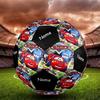 Pallone da Calcio Taglia 5 Tema Auto con Nome Personalizzabile, Adatto Sia per Partite Indoor che Outdoor, un Regalo Adatto a Tutti.