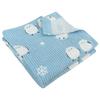 Rivere Handtuch Tit Sommer Baumwolle 140 x 190 Niedliches Vogeldesign Decke, Einzel, Langschwänziges Muster, Decke, Mischgewebe, cm, Waschbar, Schnelltrocknend, (blau)