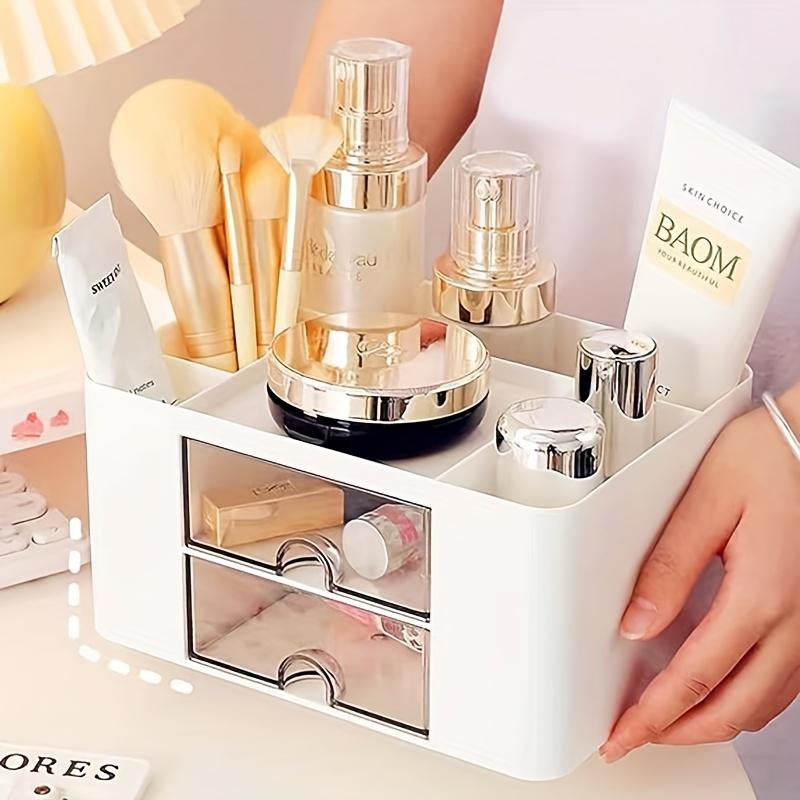 1pc Two-Tone Creative Multi-purpose Stationery Storage Box, Desk Holder For Office Storage
