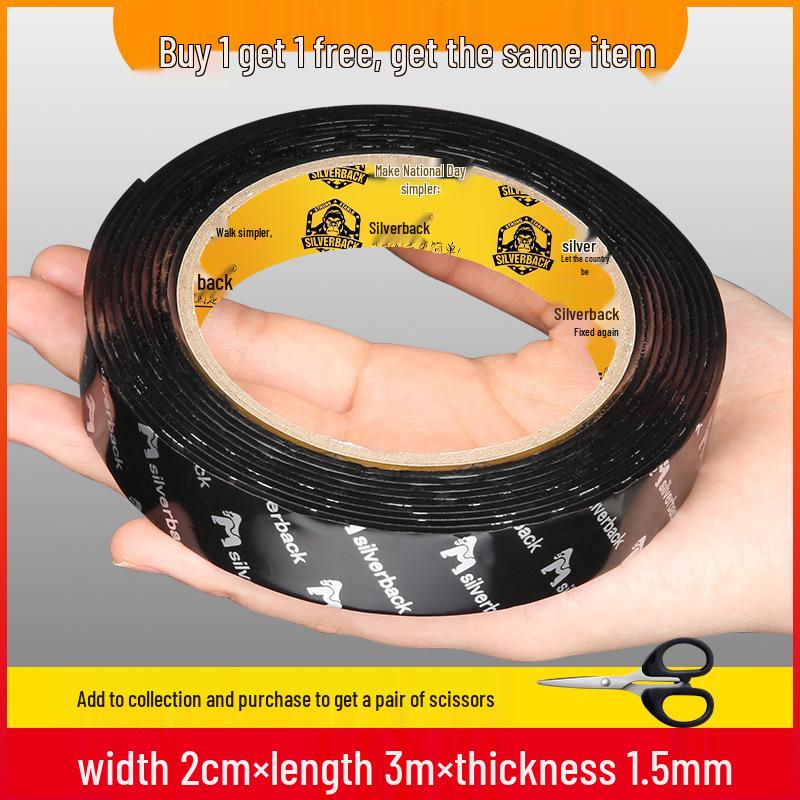 High-Viscosity Nano Double-Sided Traceless Adhesive Tape - Transparent, No-Trace, Ideal for Car, Glass, and Wall Applications