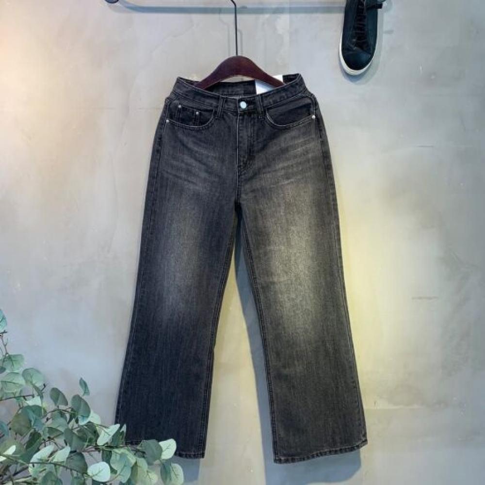 C S In The Room Ykk Zipper waShIng poCket Straight Wide jeanS 4Color