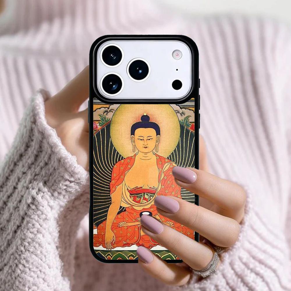 Buddhism Sakyamuni Buddha ZEN Phone Case For Apple iPhone 17 Air 16E 15 14 Plus 13 12 11 Pro Max Mini Funda Cover