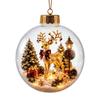 Decorazioni Storia di Natale per Esposizione da Tavolo Festiva Decorazione da Scaffale per Interni Casa