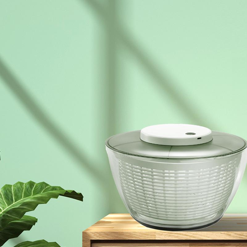 Premium Elektrischer Gemüse- & Obstschleuder: Multifunktionaler Salat-, Tomaten- und Salattrockner für gesunde Mahlzeiten