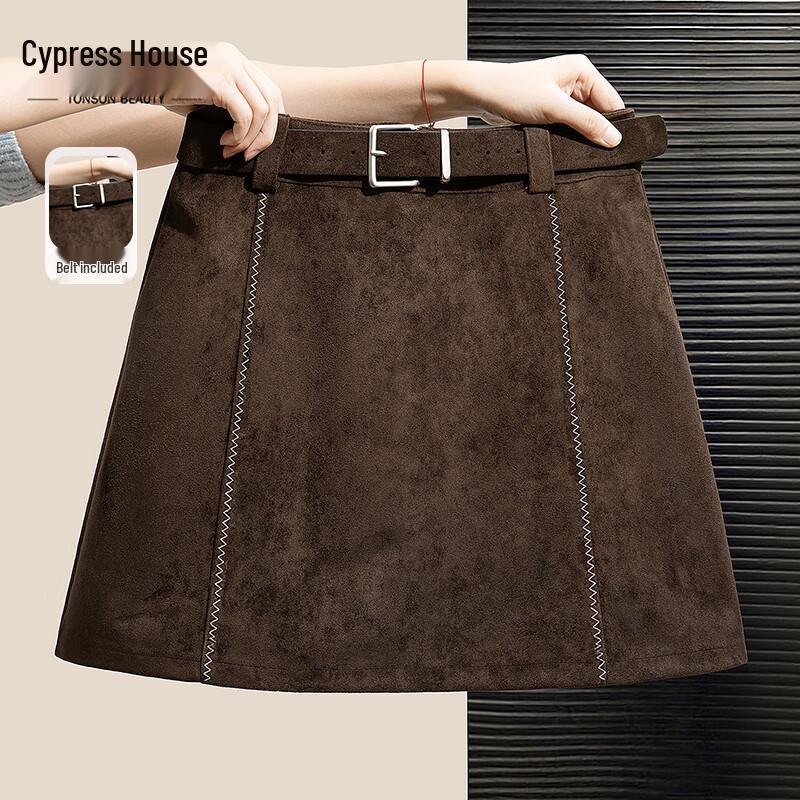 Women s High-Waist A-Line Patchwork Mini Skirt M