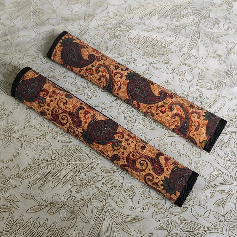 JDM Automobile Seat Belt Shoulder Protector Cartoon Ethnic Style Long Safety Belt Protective Cover All Year Round Neutral