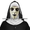 Horror Nonnenmaske - Geistergesicht Kopfbedeckung für Halloween Maskerade & Streiche