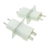 Set of 10 Microwave Oven Magnetron Plug Microwave Oven Connector 4 Filament Pin Sockets Converter Microwave Oven Sockets