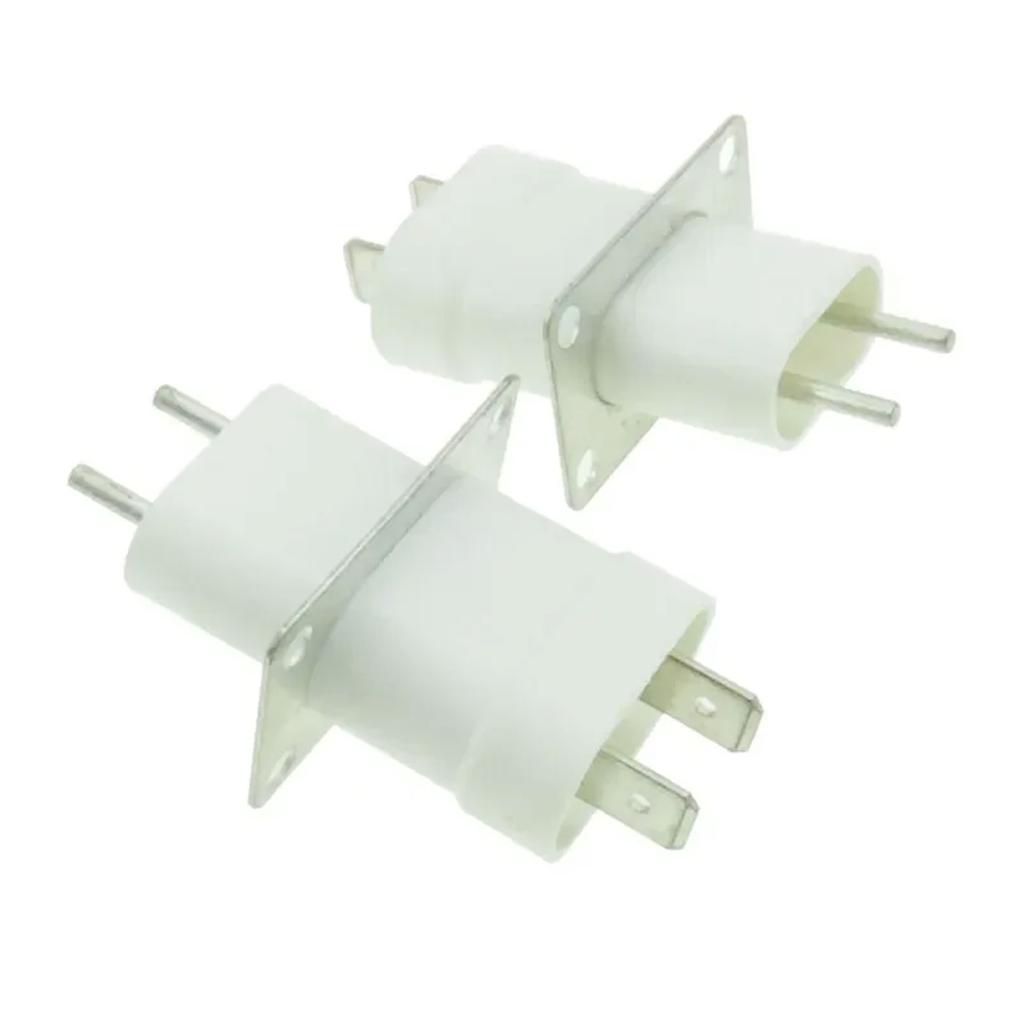 Set of 10 Microwave Oven Magnetron Plug Microwave Oven Connector 4 Filament Pin Sockets Converter Microwave Oven Sockets