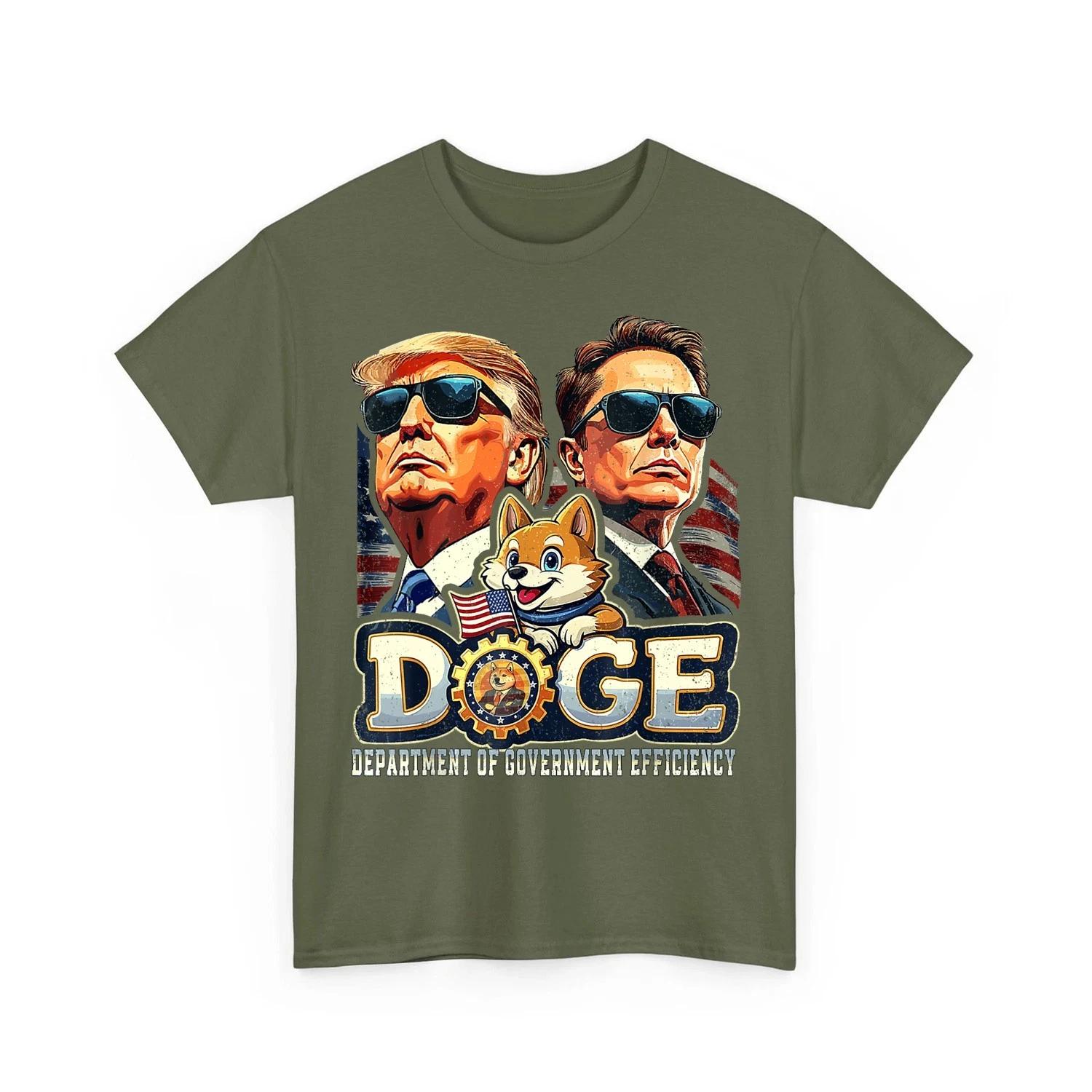 

D.O.G.E DOGE Department Of Government Efficiency Unisex T-Shirt M