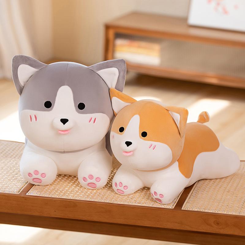 Cute Party Shiba Inu Rag Doll Soft Cute Corgi Doll Plush Toy Girl Doll Sleeping Big Throw Pillow