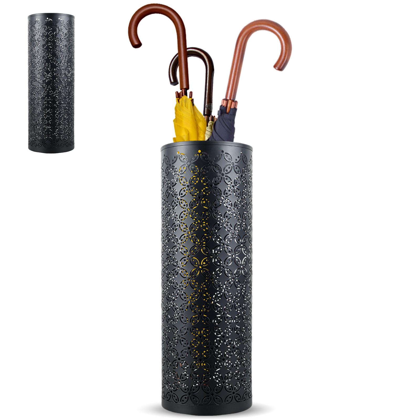 Metal Umbrella Holder Free Standing Umbrella Stand Rack Decorative Umbrella Holder Bin Multipurpose Walking Sticks Holder