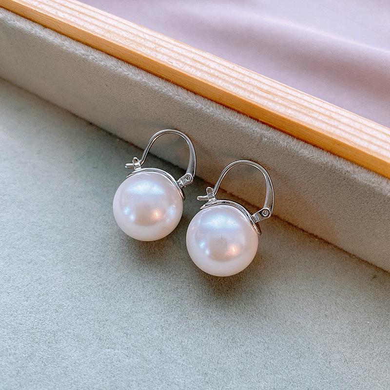 French sweet zircon butterfly flower fringed pearl stud earrings exquisite versatile earrings earrings women