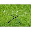RSINC Rimless frame eyeglass Spectacle Optical Prescription Modern Unisex  Silver Blue For Men & Women Superslim-S30002 51-17-138 (IB-3) M1