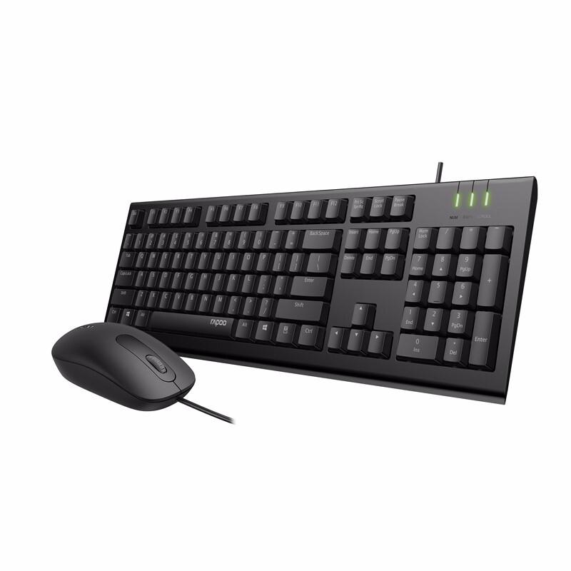 Rapoo X120pro Wired Keyboard and Mouse Combo