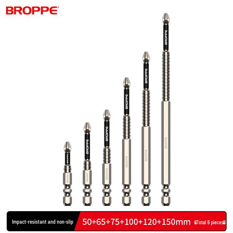 Pulai Magnetic Impact-Resistant Phillips Screwdriver Bit Set