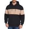Men's Hooded Sweatshirt, Contrasting Color Sweatshirt, Sports   Casual Jacket