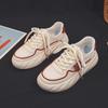 Mesh Surface White Shoes Women's Breathable Thick Bottom Students All-Match Sneaker New Lightweight Summer Board Shoes Women's