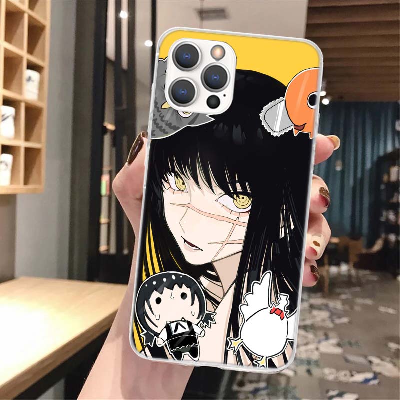 C-Chainsaw Mans Yoru War Devil Soft Phone Case For iPhone 17 Air 16 16E 15 14 Plus 13 Mini 12 11 Pro Max X XR XS 7 8 + SE 2020 P