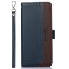 KHAZNEH For Samsung Galaxy S23 FE PU Leather Case Litchi Texture Wallet RFID Blocking Stand Phone Cover