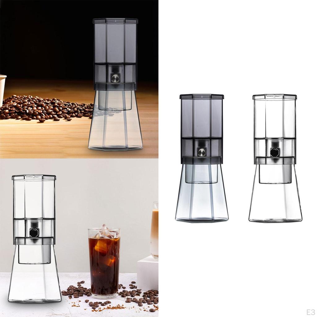 Cold Brew Coffee Maker Easy To Clean Compact Glass Pot Machine Portable Carafe