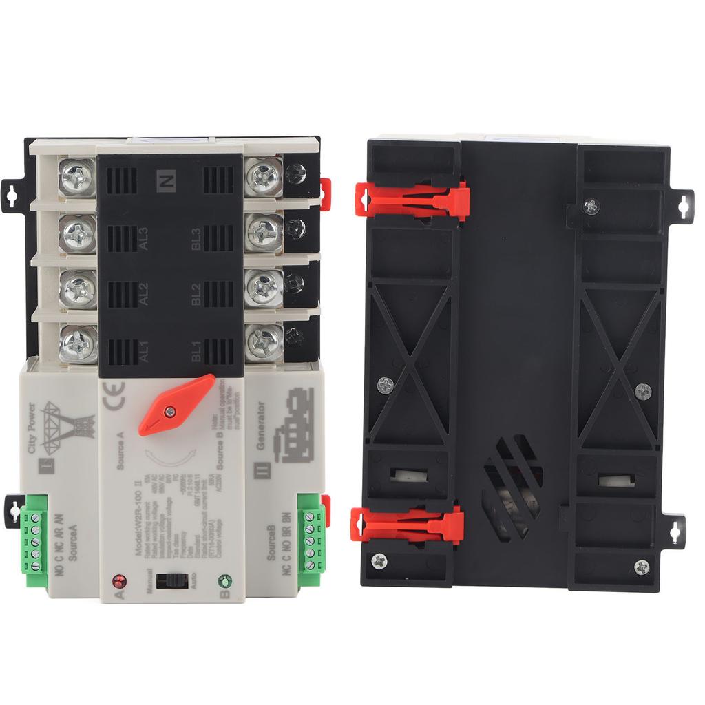 W2R?100 Dual Power Supply Automatic Transfer Switch 4P 63A Power Transfer Switch