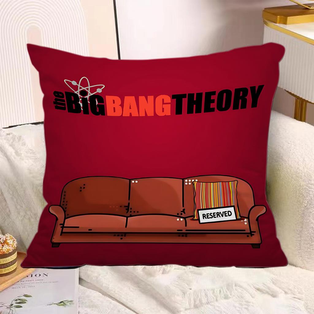 TV Series Pillow Covers Cartoon Sofa Decorative Home Doublesided Printing Short Plush Cushion The Bigs BBang Theorys Cover
