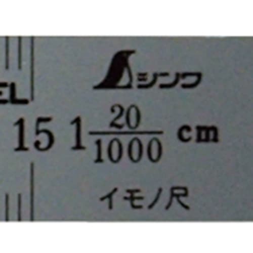 Shinwa Sokutei 15cm Scale, 20cm Extension, Silver, 18058