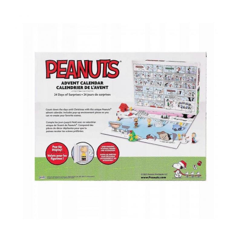 Advent Calendar Whth Peanuts + 24 Days Of Gifts 5cm Scale Figure, Snoopy
