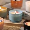 Colorful Glass Cup Dopamine Mood Scented Soy Wax Candle Ornament