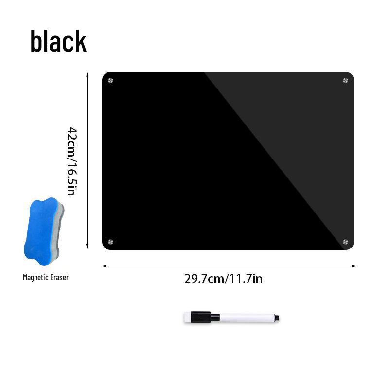 2mm Magnetic Acrylic Dry-Erase Board: Weekly Planner & Daily Calendar Refrigerator Magnet