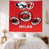 Ac Milan Wall Decor Tapestry Art For Pet Memorial Birthdaywedding Party Backdrop Family Gift