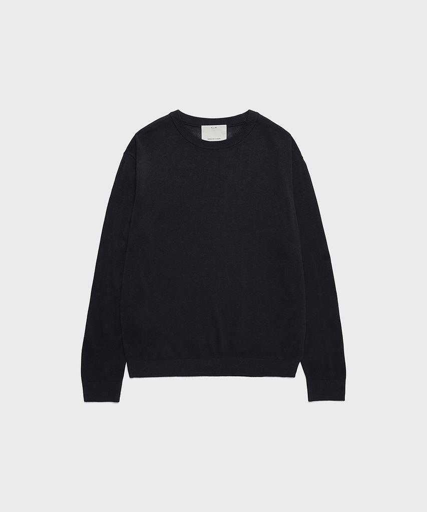 STCO Codigallery Lightweight Round Knit Navy (Regular Fit)_Cktva03Nsn