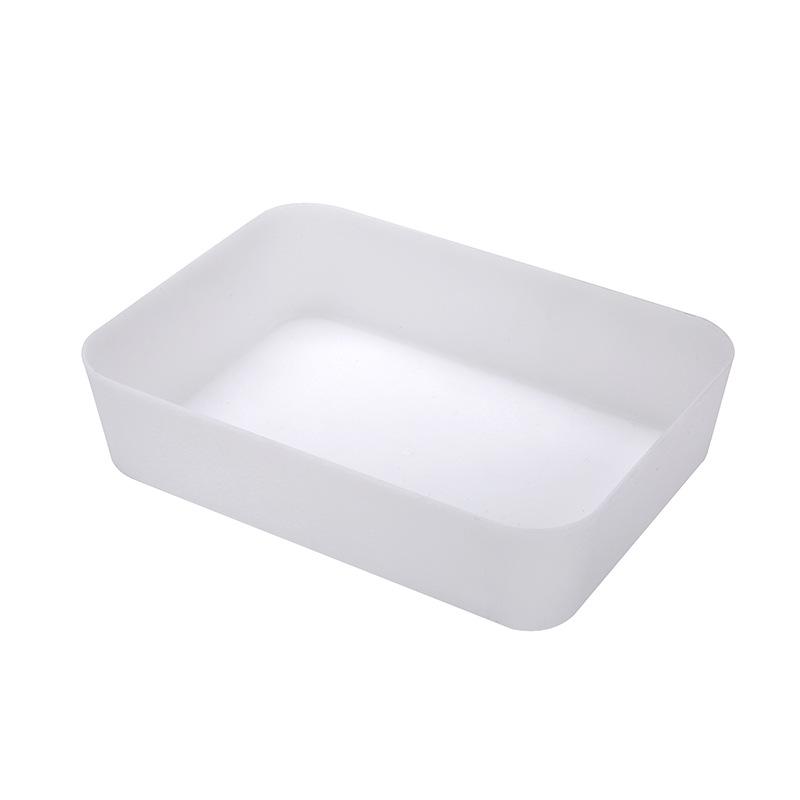 Makeup Storage Box Desktop Cosmetic Storage Tray Kitchen Tableware Organizer Box Combinable Storage Drawers Separation Box